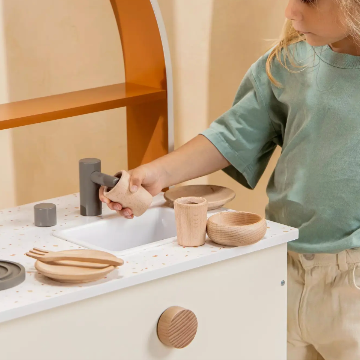 Wooden Dinnerware Playset (12pcs)